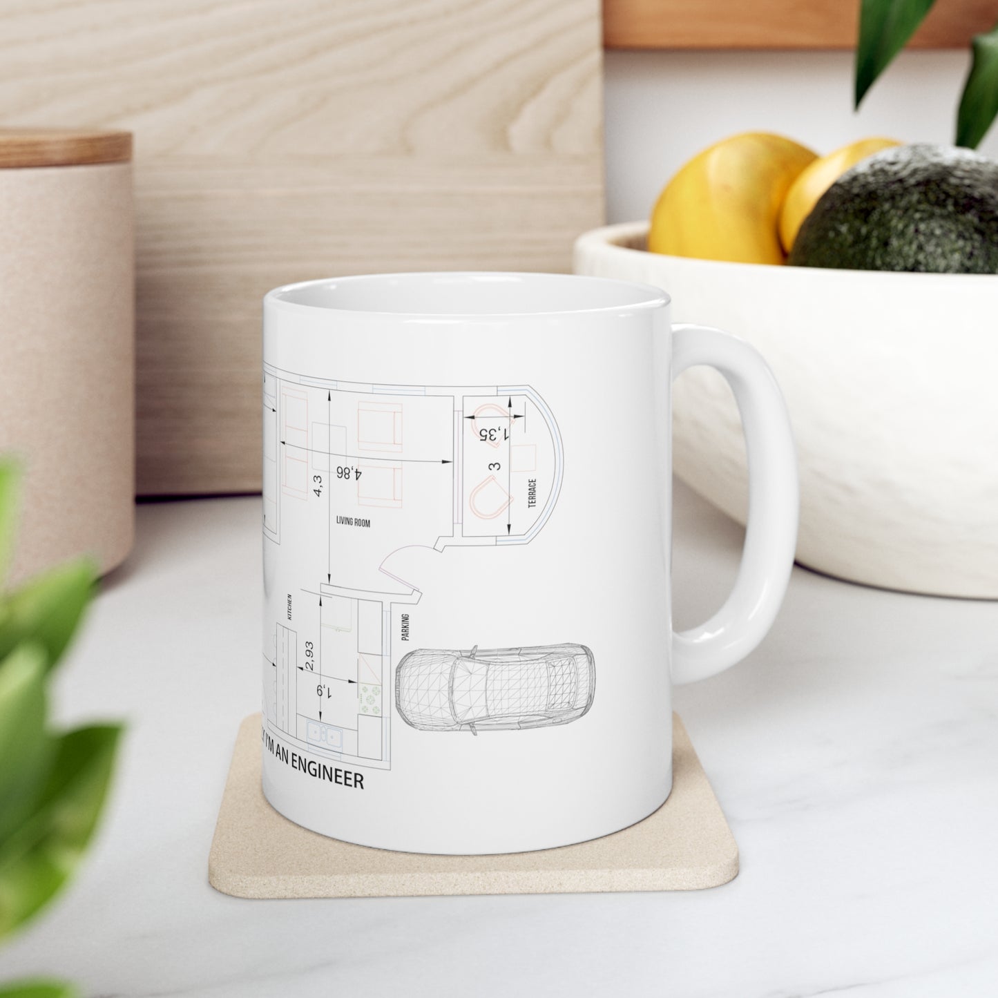 Ceramic Mug Obviously 11oz