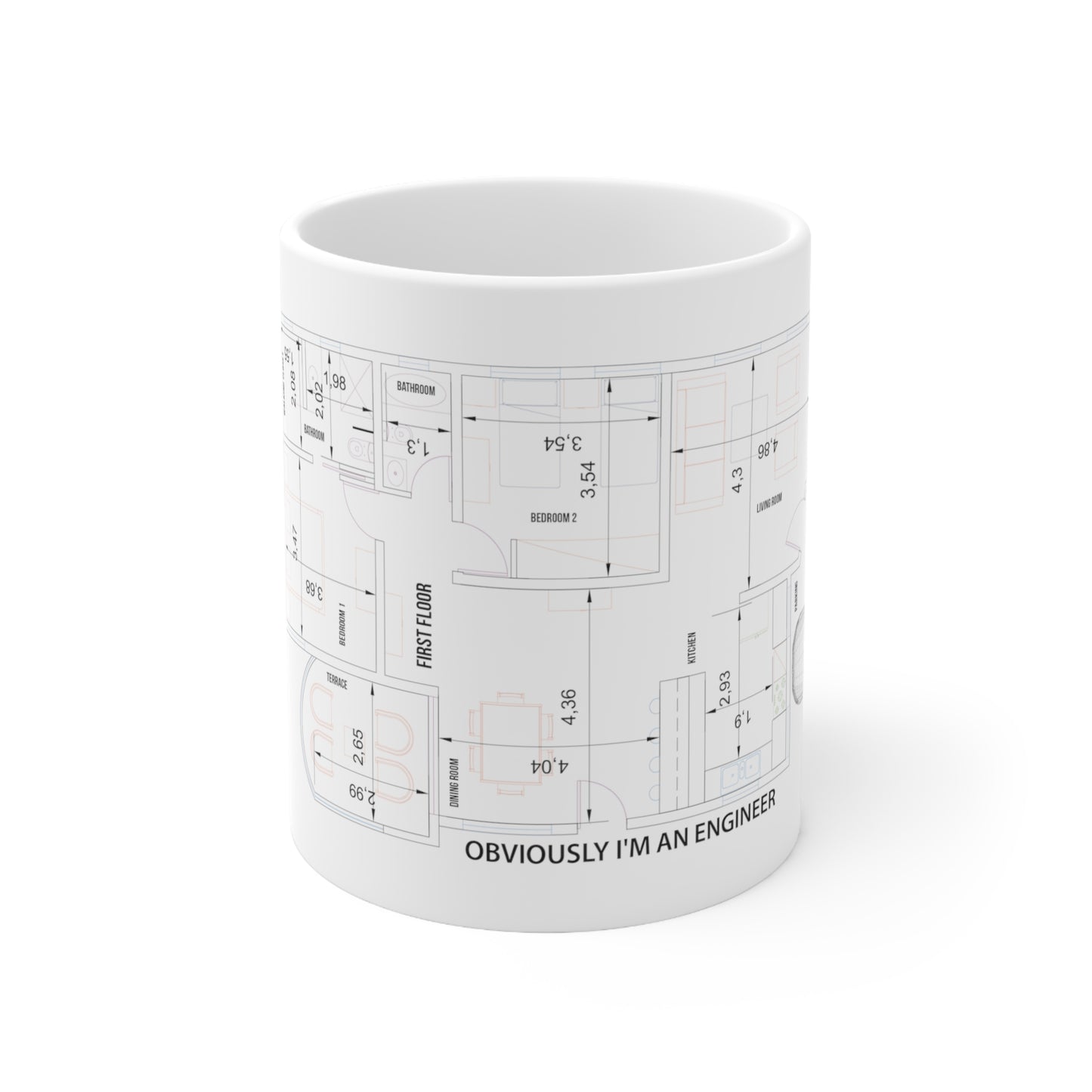 Ceramic Mug Obviously 11oz