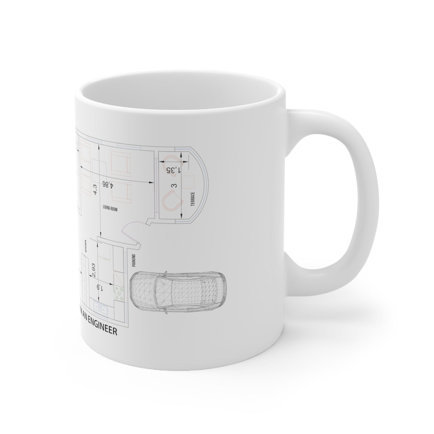 Ceramic Mug Obviously 11oz