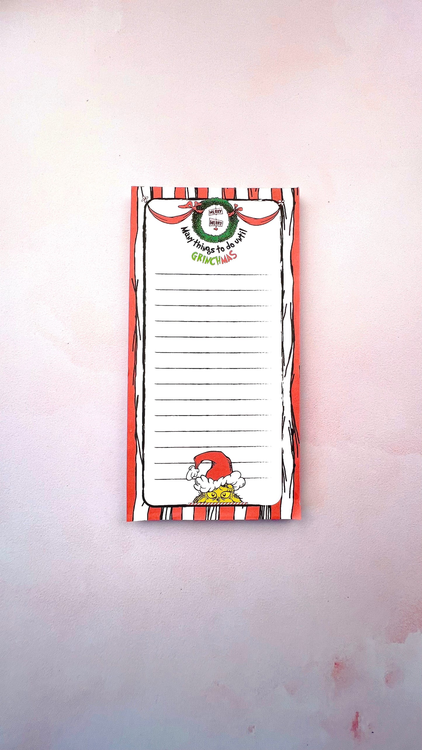 Grinchmas Notepad