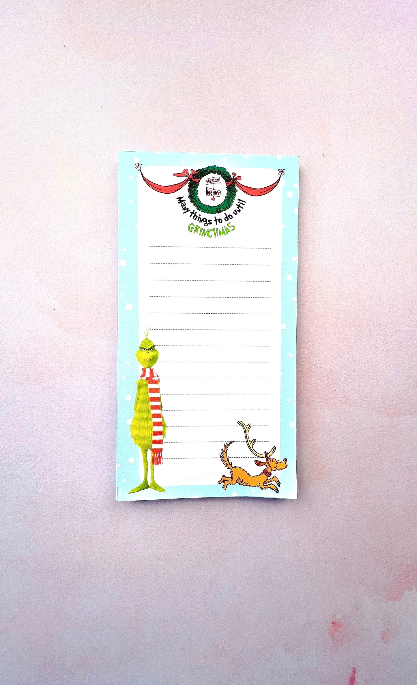 Grinchmas Notepad