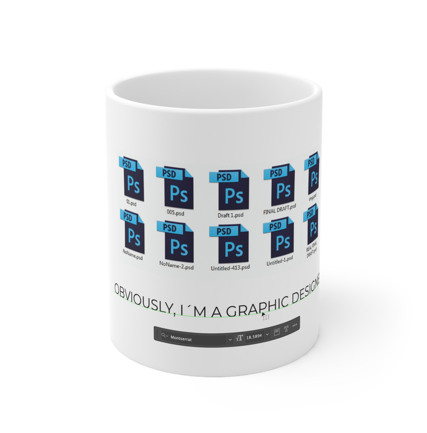 Ceramic Mug Obviously 11oz