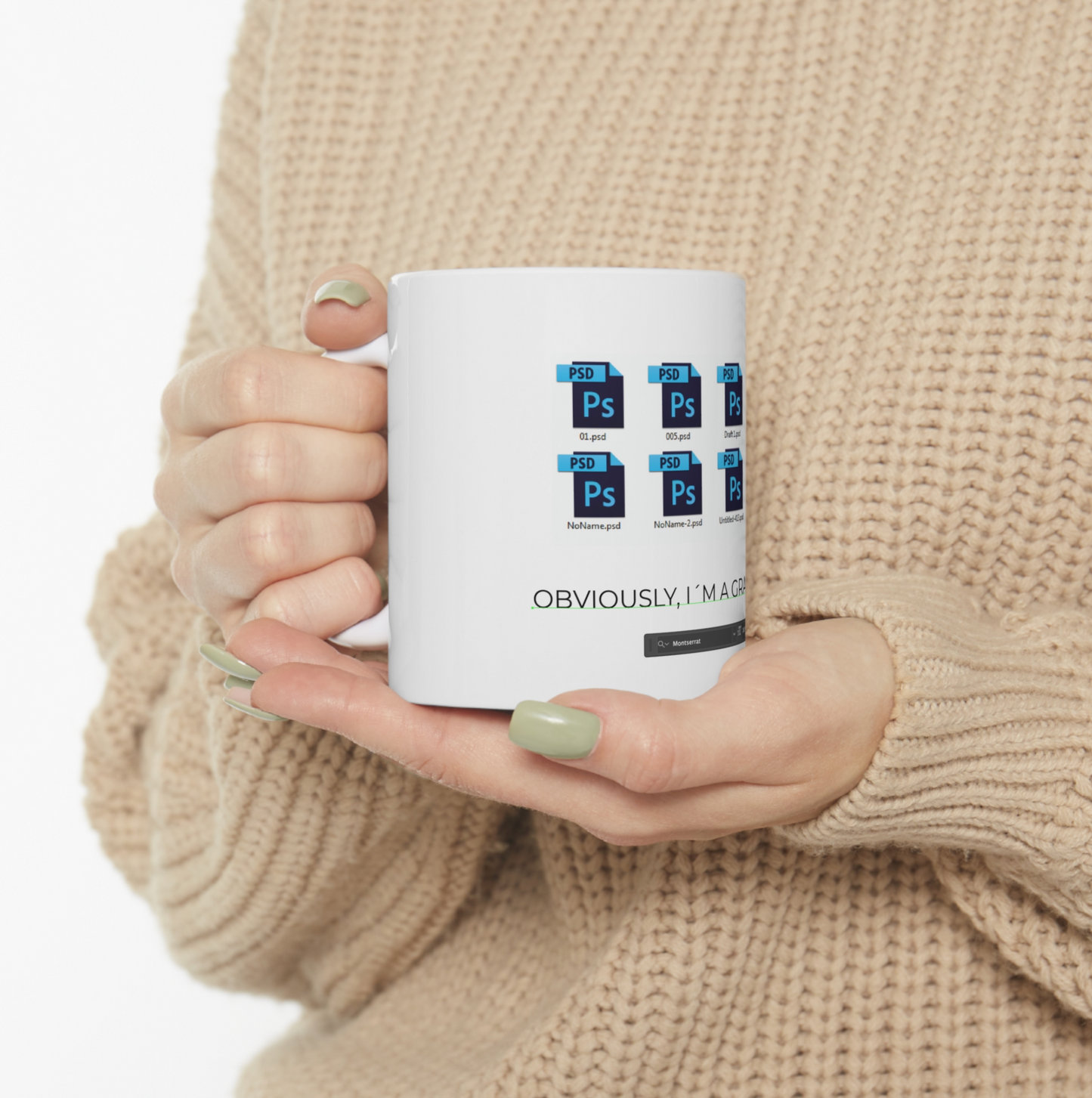 Ceramic Mug Obviously 11oz
