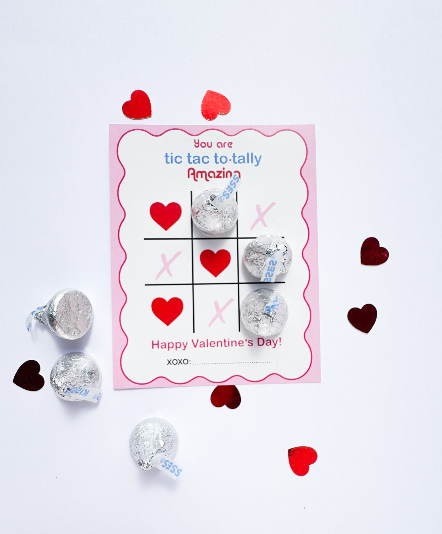 Tic tac toe kisses