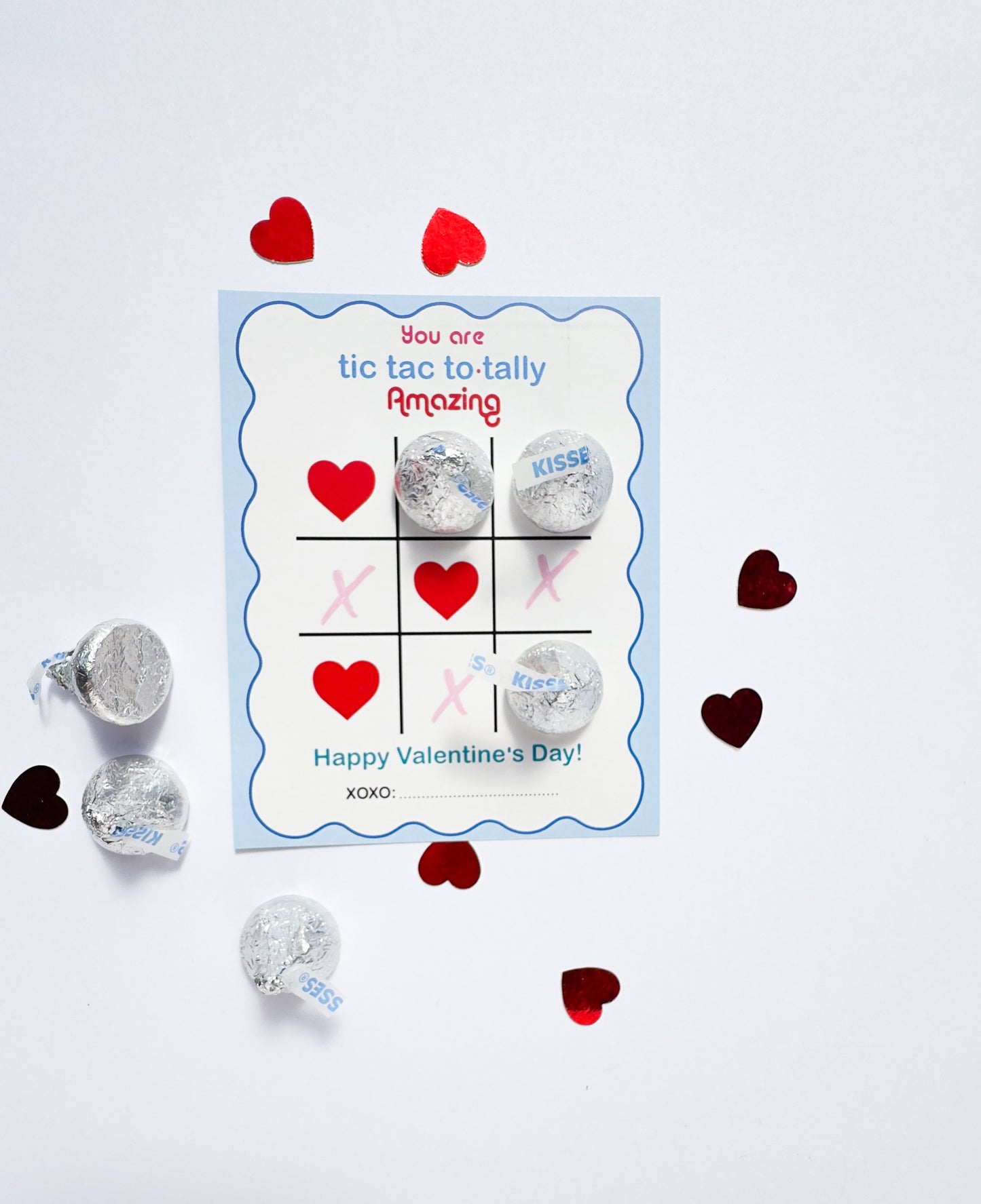 Tic tac toe kisses