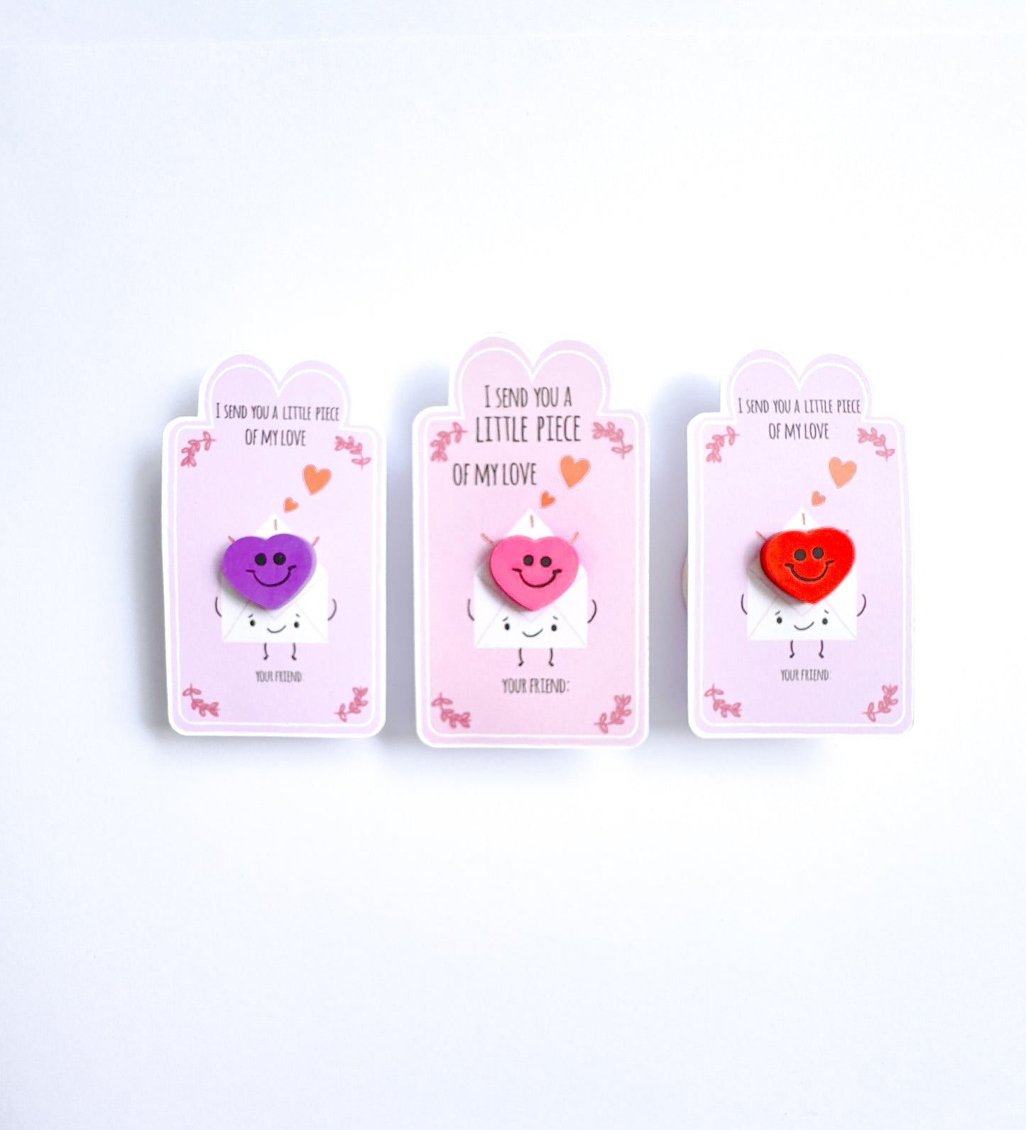Mini borras corazón