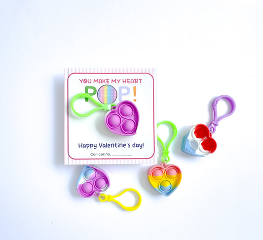 Pop it de corazón